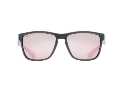 uvex lgl Ocean 2 P glasses, black mat/mirror rose