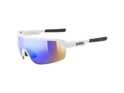 Uvex Sportstyle 227 Glasses White Mat / Mirror Blue (Cat. 3)