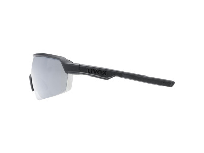uvex Sportstyle 227 glasses, Black Mat/Mirror Silver