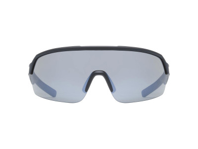 uvex Sportstyle 227 glasses, Black Mat/Mirror Silver