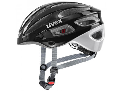 uvex True Helm, Schwarz/Silber