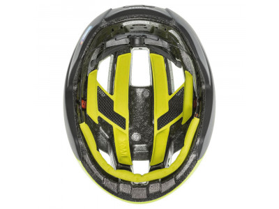 uvex Rise CC helmet, Neon Yellow/Black Mat