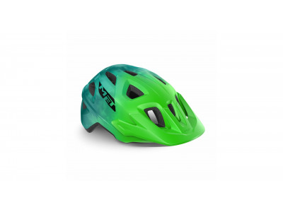 MET ELDAR Junior-Helm, grünes Batikmuster