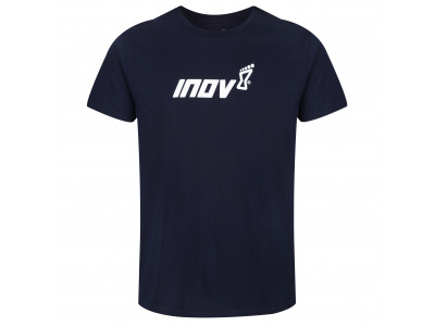 inov-8 BAUMWOLL-T-Shirt, blau