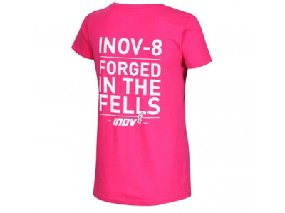 inov-8 COTTON TEE "FORGED" dámske tričko, ružová