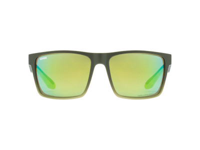 uvex Sportstyle LGL 50 CV szemüveg Olive Mat/Mirror Green