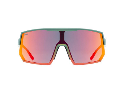 uvex Sportstyle 235 szemüveg, moss green grapefruit mat/mirror red