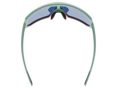 uvex Sportstyle 235 glasses, moss green grapefruit mat/mirror red