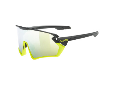 Uvex Sportstyle 231 okuliare Black Lime Mat/ Mirror Yellow