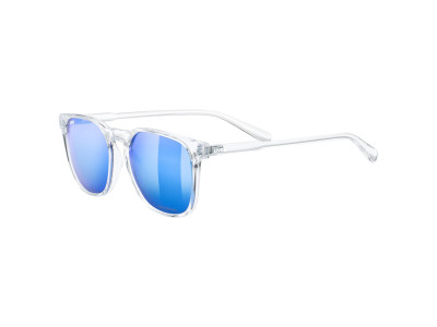 uvex LGL 49 P Brille, klar/polavision spiegelblau