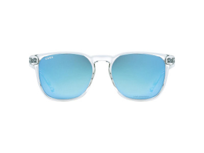 uvex LGL 49 P okuliare, clear/polavision mirror blue