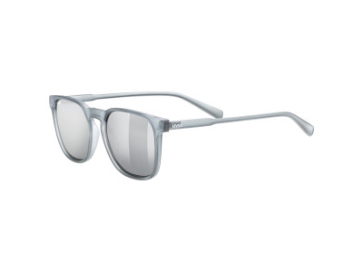 uvex LGL 49 P glasses, Smoke Mat/Polavision Mirror Silver