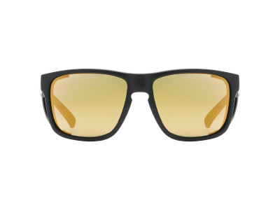 uvex Sportstyle 312 glasses, black mat gold/mirror gold s3