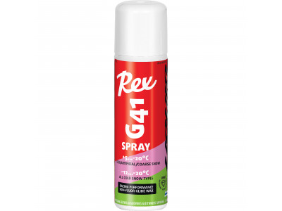 Rex fluorine-free wax G41 UHW spray, 150 ml, pink/green