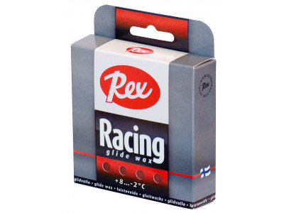Rex Racing glide glide paraffin, 2 x 43 g, piros, +4...0 °C