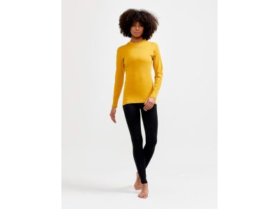 Damska koszulka Craft PRO Wool Extreme w kolorze żółtym