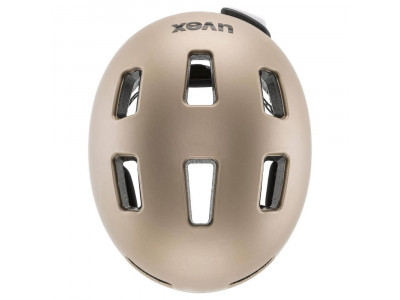 uvex City 4 2022 helmet, soft gold matte