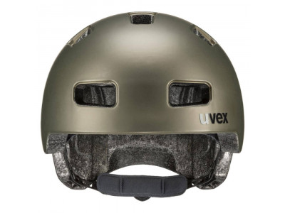 uvex City 4 2022 helmet, green smoke matte