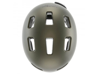 uvex City 4 2022 helmet, green smoke matte