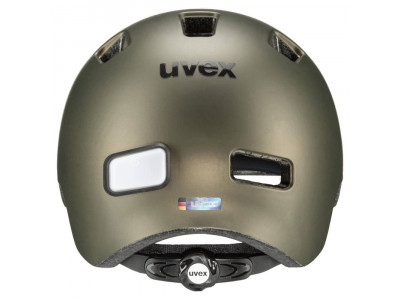 uvex City 4 Helm, grün rauchmatt