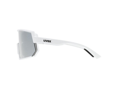 uvex Sportstyle 235 szemüveg, White Mat/Mirror Silver
