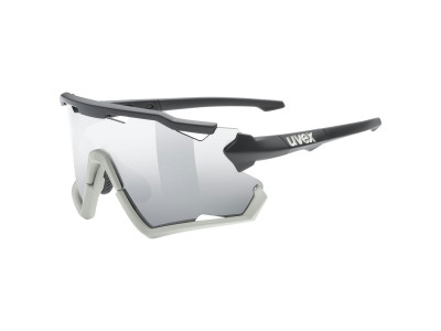 UVEX Sportstyle 228 Glasses Black Sand Mat / Mirror Silver (Cat. 2)