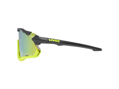 uvex Sportstyle 228 glasses, black/yellow matte