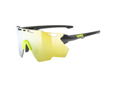 uvex Sportstyle 228 glasses, black/yellow matte