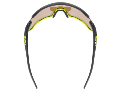 uvex Sportstyle 228 szemüveg, fekete/matt sárga
