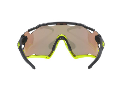 Okulary uvex Sportstyle 228, czarno-żółte matowe