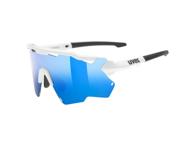 uvex Sportstyle 228 Set glasses, White Mat/Mirror Blue