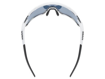 uvex Sportstyle 228 Zestaw okularów, biały matowy/lustrzany niebieski