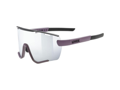 uvex Sportstyle 236 S glasses, Plum Black Mat/Mirror Silver