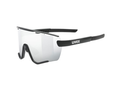 uvex Sportstyle 236 glasses, Black Mat/ Mirror Silver S3