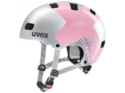 Uvex Kid 3 helmet Silver / Rosé