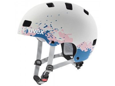 Uvex Kid 3 CC Helmet Gray / Grapefruit Mat