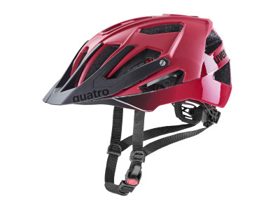 uvex Quatro CC helma Dark Red/Black Mat