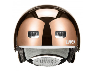 uvex HLMT 5 Bike Pro helmet, Rosé Chrome