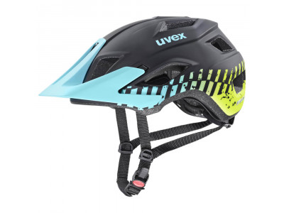uvex Access Helm Black Aqua Lime Mat