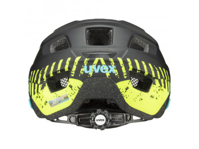 uvex Access helmet Black Aqua Lime Mat
