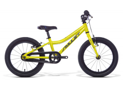 Amulet 16 Mini Superlite detský bicykel, fluo yellow metalic/dark blue