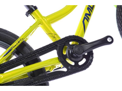 Amulet 16 Mini Lite dětské kolo, fluo yellow metalic/dark blue shiny
