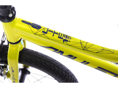 Amulet 16 Mini Lite dětské kolo, fluo yellow metalic/dark blue shiny