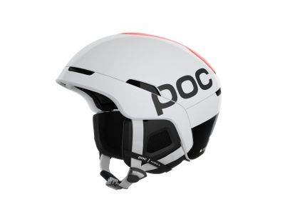 POC Obex BC MIPS Helm, Hydrogen White/Fluoreszierendes Orange AVIP