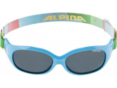 ALPINA SPORT FLEXXY KIDS okulary dziecięce błękitne puzzle