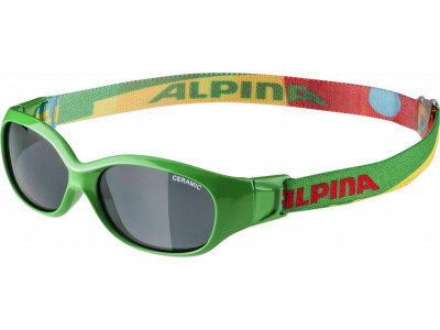 ALPINA SPORT FLEXXY KIDS children&amp;#39;s glasses green puzzle