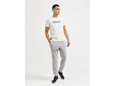 Craft CORE SS tričko, bílá/šedá