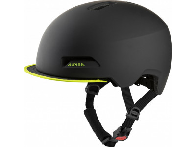 ALPINA Brooklyn cycling helmet black-neon yellow mat
