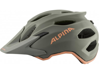 ALPINA Carapax JR Flash cyklistická přilba moon-grey-peach mat