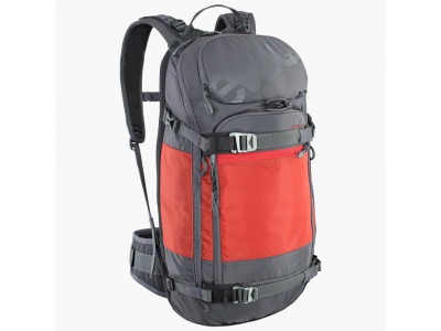 Plecak EVOC Fr Pro 20 w kolorze karbonowo-szarym/chili czerwony